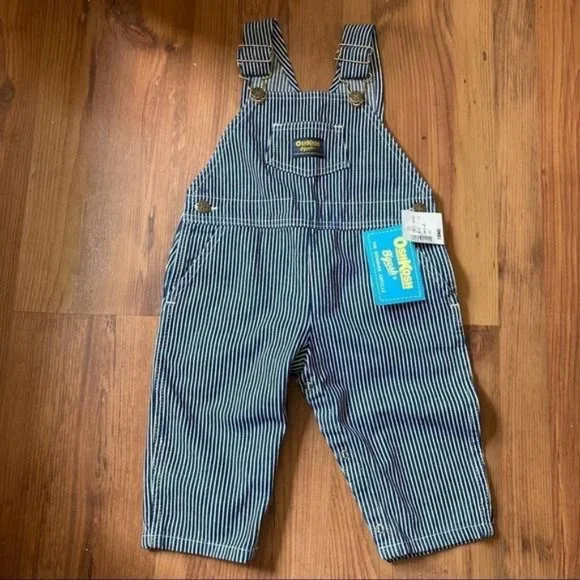RARE NWT Vintage Oshkosh Overalls 18 months